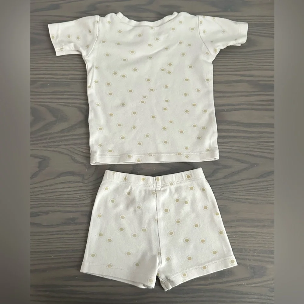 RYLEE + CRU BABY ORGANIC SUMMER PAJAMAS IN SUNBURT